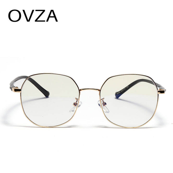 ovza-oval-anti-blue-light-แว่นตาผู้ชาย2022ใหม่กรอบแว่นตาแฟชั่นผู้หญิงใหม่-s2095