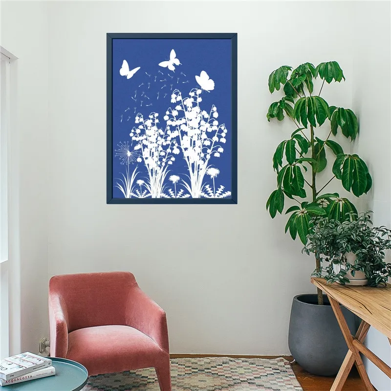 Sun Print Paper Cyanotype Paper A4 Solar Drawing Paper Sensitivity Nature  Printing Paper for Kids Adults