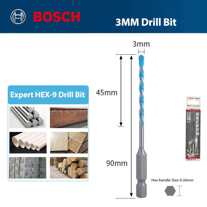 hex-9-multifstruction-set-mata-bor-3-12มมสำหรับคอนกรีต-อิฐ-กระเบื้อง-แผ่นโลหะ-ไม้และสว่านกระแทกอุปกรณ์เสริมพลาสติก