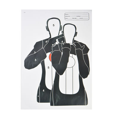 10ชิ้นยิงธนูเป้าหมายกระดาษยิงเป้าหมายใบหน้ายิงธนูสนุกที่ถูกต้องปฏิบัติ P Rop โบว์อุปกรณ์กีฬาปาเป้ากระดาษ