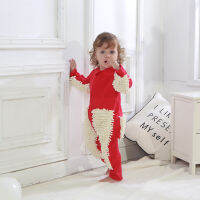 New Popular Baby Climbing Suit Infant Jumpsuit Mop Wear Lazy Crawling