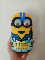 (สินค้านำเข้า)Minion 3+ Body Wash Shampoo &amp; Conditioner watermelon scent NET 14 FI. oz. 414ml. มินเนียน บอดี้ วอช แชมพู แอนด์ คอนดิชั่นเนอร์ กลิ่นแตงโม