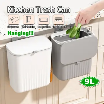 Shop 9l Wall Mounted Trash Can With Cover with great discounts and