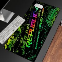 แล็ปท็อป As us Rog Mouse Pad Xxl Gamer HD Custom Keyboard Pad แผ่นรองโต๊ะ As us Soft Laptop แผ่นรองเมาส์ยางธรรมชาติกันลื่น