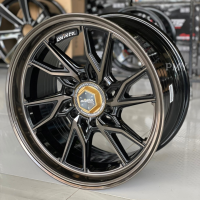 ล้อแม็กขอบ 18x9.5 ET20, 18x10.5 ET35 ?6รูx139.7 ยี่ห้อ AVIRAX ?(ราคาต่อ1วง)? ?ขายยกชุด4วง? สีดำ+ขอบแล็คดำ+กลึงหน้าสีแล็คดำ