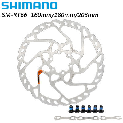 Shimano Deore SM-RT66 160มิลลิเมตร180มิลลิเมตร203มิลลิเมตรจักรยาน MTB จักรยาน6-Bolt ดิสก์เบรกโรเตอร์สำหรับภูเขาจักรยานชิ้นส่วนเดิม