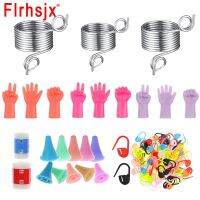 ▽☊ 47Pcs Knitting Accessories Set Adjustable Yarn Guide Crochet Rings with Stitch Markers Row Counter Needle Point Protectors Caps