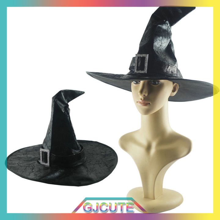 gjcute-หนังแม่มดพ่อมดหมวกปาร์ตี้หมวก-halloween-party-props-ชุดคอสเพลย์