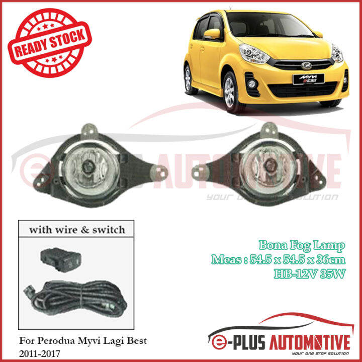 Perodua Myvi Lagi Best 20112014 Bona Oem Car Front Light Fog Lamp Set