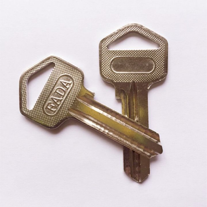อุปกรณ์กุญแจประตู-br-ว่างเปล่าแบบ-s-แบบมีร่องพร้อมกุญแจเปล่า-5ชิ้น-ล็อต