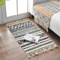 Tassel Knitted Turkish Car For Living Room Kilim Cotton Rug Rectangle Area Rug Hand Made Cars Bohemia Mandala Flora