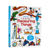 Import English original genuine measurement concept popular science cognition flipping Book lift the flap measuring things childrens science childrens parent-child books popular science cognition early education book