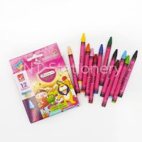 phc8 ชุดระบายสี สีน้ำ สีโปสเตอร์ อย่างดี สีฝุ่น สีเทียน สีชอ สีเทียน 12 สี Masterart Regular Size