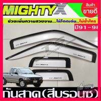 ⭐5.0 | 99+ชิ้น กันสาดประตู สีรอน โตโยต้า ไมตี้ TOYOTA MIGHTY-X MIGHTYX 1991-1998 2 ประตู +แค๊ ไมตี้เอ็กซ์ 4ชิ้น รองรัการคืนสินค้า ชิ้นส่วนสำหรับติดตั้งบนมอเตอร์ไซค์