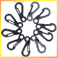 Hassanne 10pcs MINI carabiner คลิป snap Spring clasp Hook พวงกุญแจเครื่องมือตั้งแคมป์