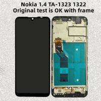 สำหรับ Nokia 1.4 TA-1323 1322จอแสดงผล LCD โทรศัพท์มือถือภายในและภายนอกสัมผัสแบบบูรณาการหน้าจอโมดูลส่วนประกอบเปลี่ยน