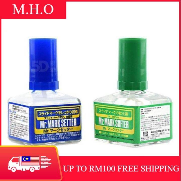 Mr Hobby Water Decal Mr Mark Softer / Setter Tool 40ML Model Kit Lazada