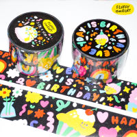 FLUFFY OMELET - Tape :  EVERY DAY IS BIRTHDAY BIG TAPE 3CM X 10 M