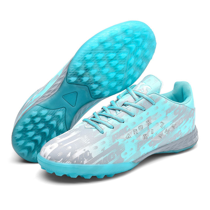 รองเท้าฟุตบอลกีฬาระบายอากาศข้อต่ำระดับมืออาชีพสำหรับปุ่มสตั๊ดรองเท้าฟุตบอลของผู้ชาย-tf-ag-กลางแจ้งในร่ม