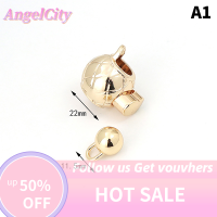 ?AngelCity กระเป๋าถือหนังมีสายคล้องกระเป๋าทรงสี่เหลี่ยมขนมเปียกปูนประดับลูกปัดสีทองปรับได้คาดลำตัวแบบพกพาสายคล้องไหล่ประดับมุกอุปกรณ์เสริม