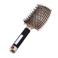 Hair Scalp Brush Massage Comb Detangling Brush Curly Hair Brush Bristle Nylon Girl Wet Dry Hairbrush Anti-slip Hairdressing Tool