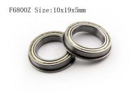 ‘；。、】= (10 PCS) F6800ZZ (10X19x5 Mm) Metal Shielded (Flanged) Ball Bearing F6800Z F6800