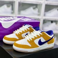 2023 6.18 Original sb duk R "YellowWhiteBlue" Low Cut Casual Sneakers Skate Shoes for Men Women