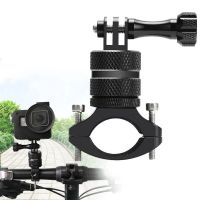 360 Degrees Rotary Aluminum Bike Bicycle Handlebar Mount for Insta360 One RS Gopro 10 Action 2 1/4 Screws Action Camera Mounting