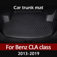 เสื่อท้ายรถสำหรับ Benz CLA คลาส C117ซีดาน2013 2014 2015 2016 2017 2018 2019 Cargo Liner พรมอุปกรณ์ตกแต่งภายในปก