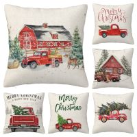 【hot】◕  Decoration Truck Pillowcase Room Sofa Cushion Cover 50x50 40x40 45x45 60x60