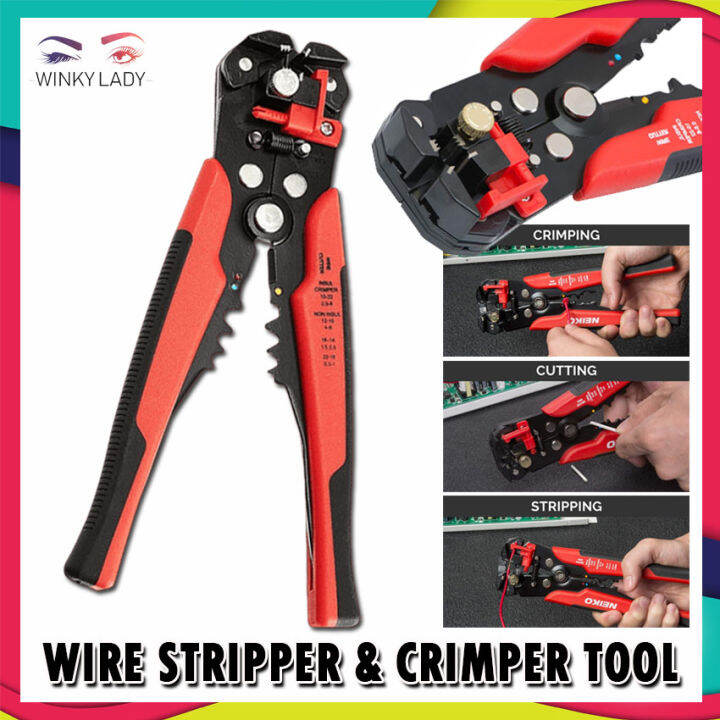 Automatic Wire Stripper Wire Cutter Selfadjusting Wire Stripping Tool
