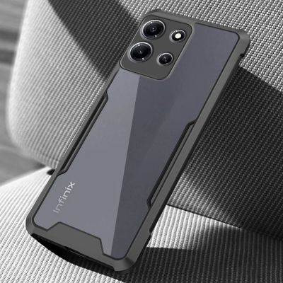 Infinix Note 30 VIP Note 30 4G 5G Case Heavy Duty Clear Acrylic Shockproof Coque On For Infinix Note 30 VIP 4G 5G TPU Soft Frame Protect Fundas