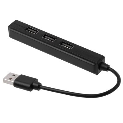 USB 2.0 3 Ports Hub With 3.5mm Sound Card Audio Output for PC Laptop Windows