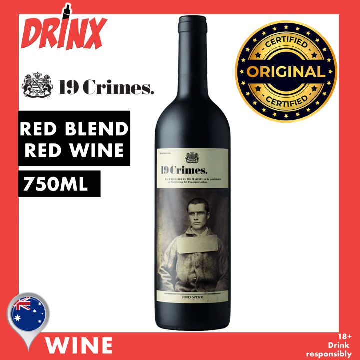 19 Crimes Red Blend Red Wine 750ml | Lazada PH