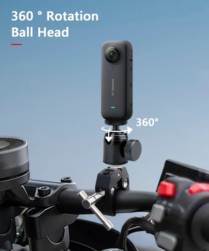 For Insta360 X3 One X2 Motorcycle 3rd Person View Invisible Selfie Stick  Handleb