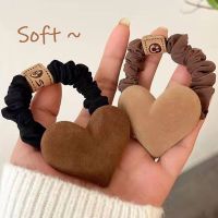 【CW】 Korean Shaped Hair Ties Elastic Ponytail Holder Rope Scrunchie Accessories