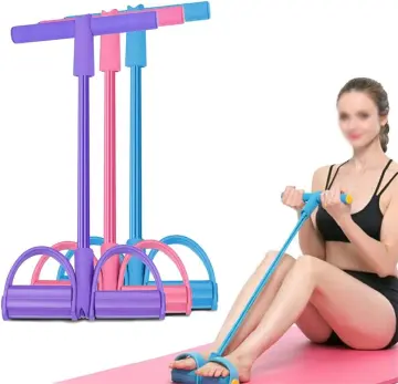 Abdominal Fitness Rally Pedal Puller Sit-up Trainer, Latex Pull Rope  Fitness Equipment Free Shipping