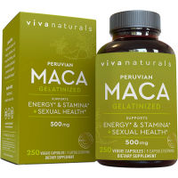 Vivanaturals Peruvian Maca Powder Capsules (500 mg.) 250 Capsules