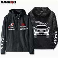 High quality stock TOYOTA Off-Road Club Customized Hooded Jacket Outdoor Driving CRUISER PRADO FT-86 Rainproof Windbreaker