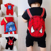 Marvel bodysuit บอดี้สูทขาสามส่วน(STREET130)