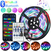 ไฟ LED Strip 1 M-30 M ยืดหยุ่นไม่กันน้ำริบบิ้น ws2812b/5050 บลูทูธ RGB TV USB เดสก์ท็อปหน้าจอ 5V BackLight ไดโอดเทป-Youerd