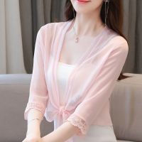 【Miki Xinyuan】ผู้หญิงฤดู【Miki Xinyuan】สีดำ PinkShrug BoleroBridal CapeWraps ผ้าคลุมไหล่ชายหาด