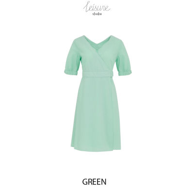 SS22 Wrap Dress เดรสสั้นงานย้อม Garment Dyed DS-L220505