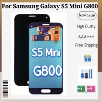 Original 100 New AMOLED Display S5 Mini LCD for Samsung Galaxy S5 Mini G800 G800F G800H LCD touch screen digitizer assembly