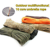 KOTUDENAVY 25FT 7.5M 550 10-core paracord 4mm outdoor Camping Survival tool PE fire เชือกตกปลาสายฝ้ายร่มชูชีพเดินป่า-ZOK STORE