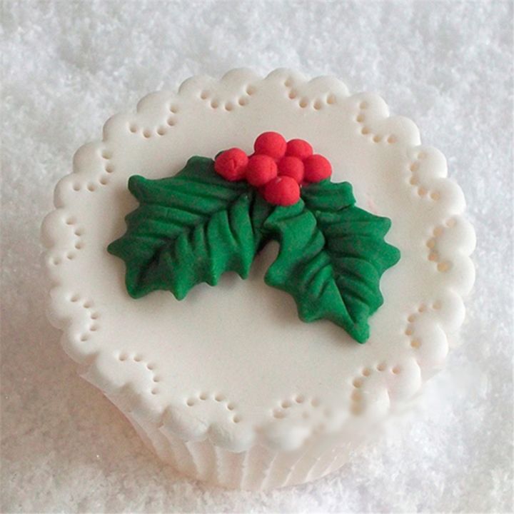 yf-christmas-holly-decoration-fondant-cake-silicone-mold-chocolate-candy-molds-cookies-pastry-biscuits-mould-baking-tools