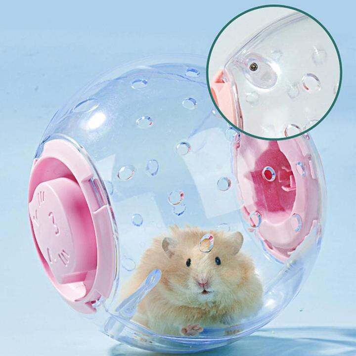 ลูกบอลหนูแฮมสเตอร์7นิ้วลูกบอลล้อสำหรับ-dwarf-hamster-ของเล่นออกกำลังกายโปร่งใส-gerbil-และ-guinea-pig-ลูกบอลออกกำลังกาย-silent-breathable