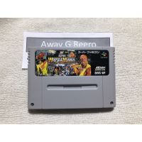 WWF Super Wrestle Mania ตลับ Super Famicom (SFC) ของแท้จากญี่ปุ่น สภาพสวย shvc-wf