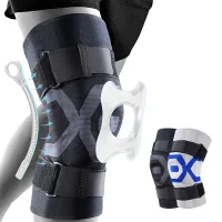 1 ชิ้นเข่ารั้งสนับสนุนการบีบอัด Kneepads กับ Patella Gel Pads &amp; ด้านข้าง Stabilizers สำหรับ Meniscus Tear โรคข้ออักเสบร่วมบรรเทาอาการปวด