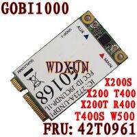 Gobi1000เริ่มต้น42T0961 3G บัตร Wwan 7.2Mbps + GPS สำหรับ Thinkpad X200ปลดล็อก X301